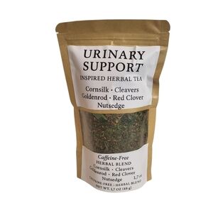 Urinary Support Herbal Tea Caffeine-Free Herbal Blend Cornsilk, Cleavers